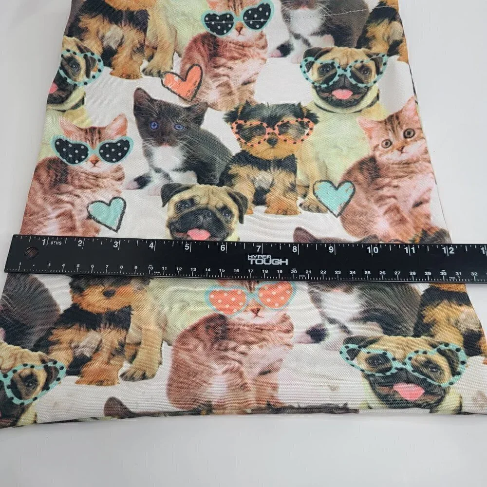 Cute Puppy Terrier Pug Persian Cat Kitten Tote Bag